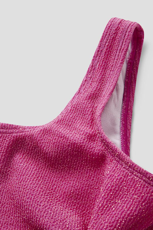 Name it Bikini &agrave; n&oelig;ud brillant pour fille rose