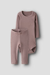 Name It Bodysuit and leggings set pink