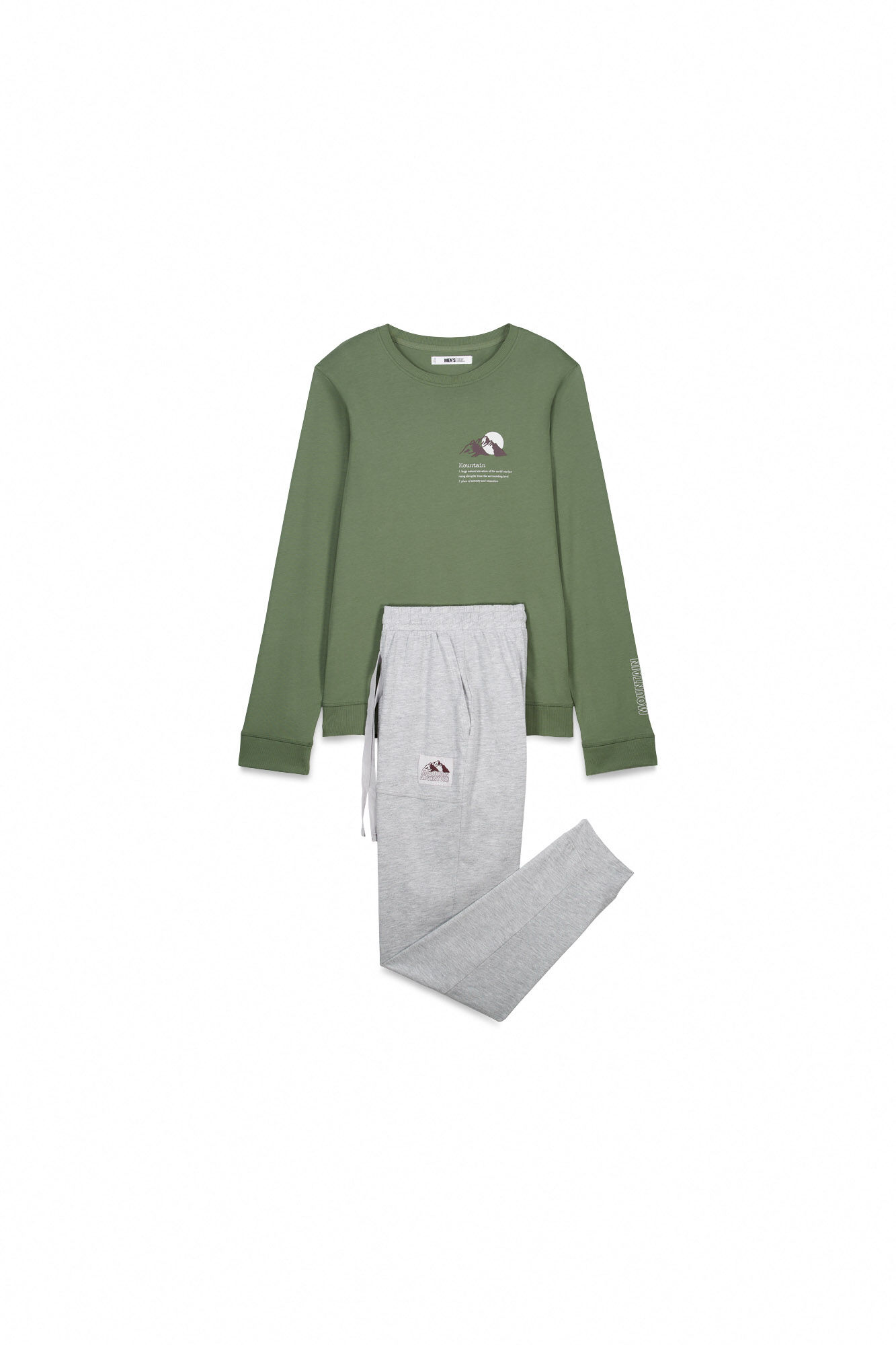 Women'secret Green cotton long pyjamas