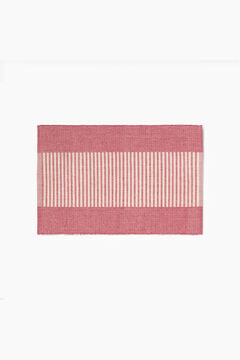 Womensecret Mantel individual de algodón combinado  rosa