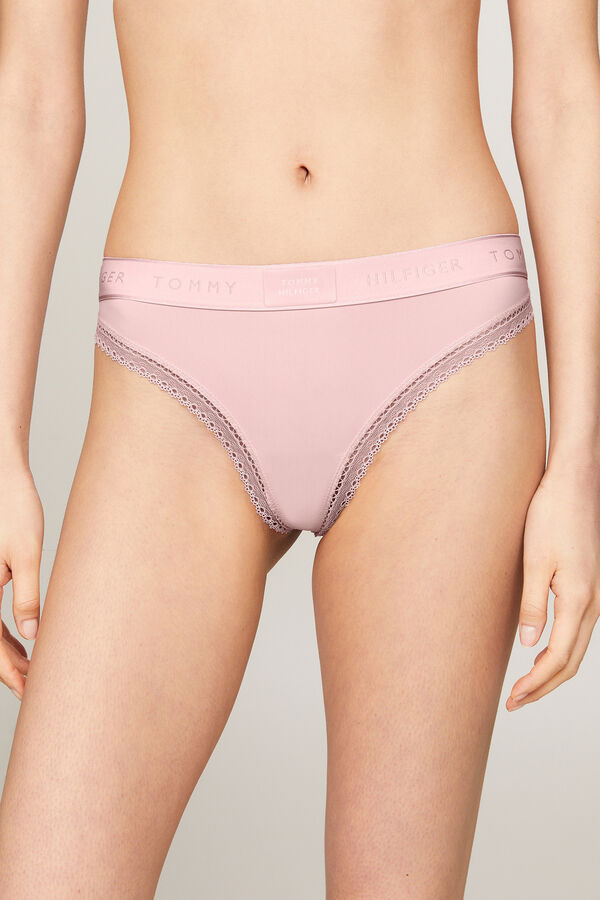 Womensecret Tanga-style bikini bottom  rózsaszín