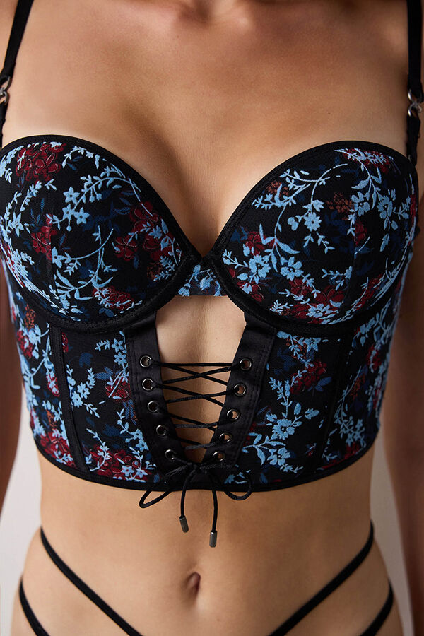 Penti Sujetador corset negro