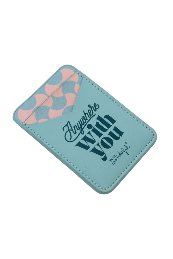 Womensecret Adhesive card holder for phone - Anywhere with you printed