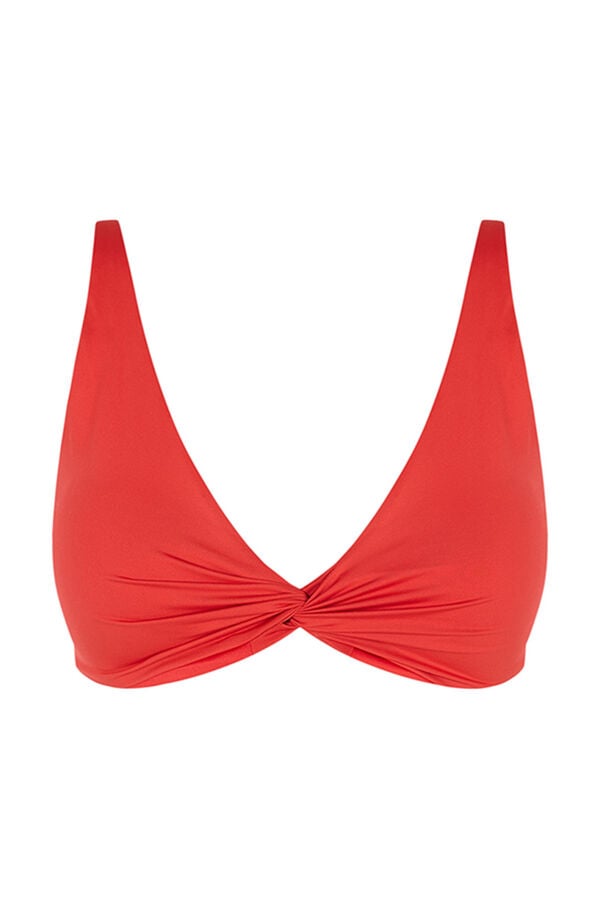 Womensecret Top bikini halter nudo rojo rojo