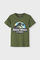Womensecret Camiseta de niño de manga corta de JURASSIC PARCK green
