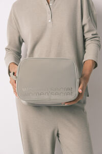 Women'secret Large rubber khaki vanity case