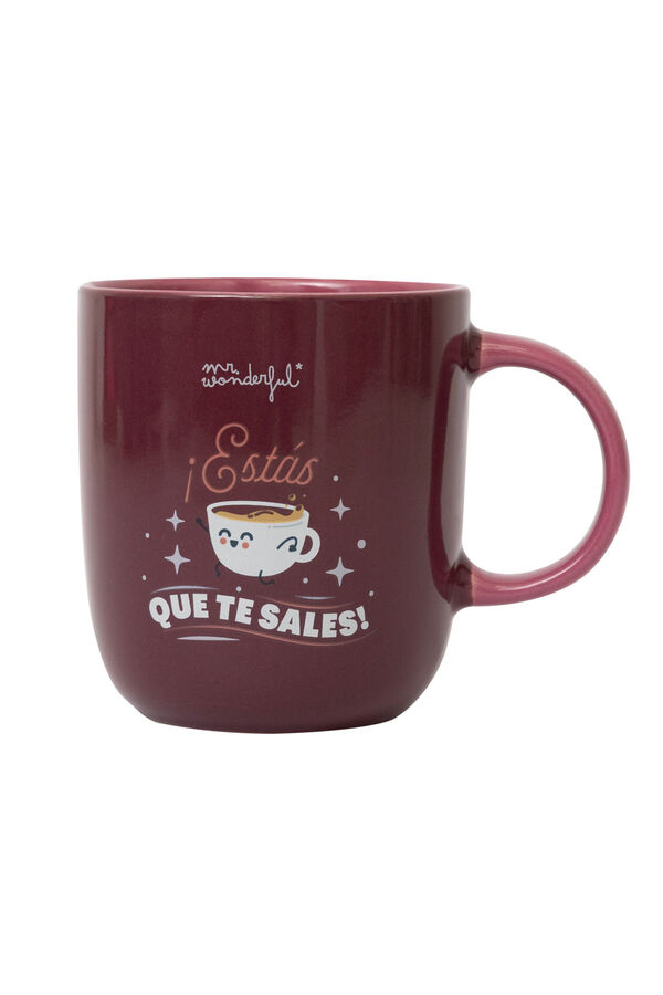 Tazza Mr. Wonderful - 'Viva Esse Je Ne Sais Quoi Que Te Faz Sere' | Ceramica, 365 Ml | Design Motivazionale | Lavabile In Lavastoviglie - Foto 6