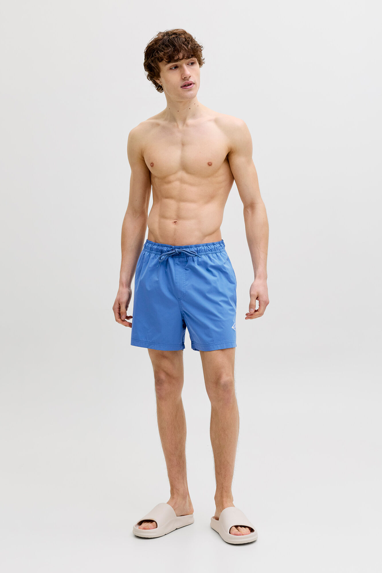 Jack & Jones Fato de banho liso com logo