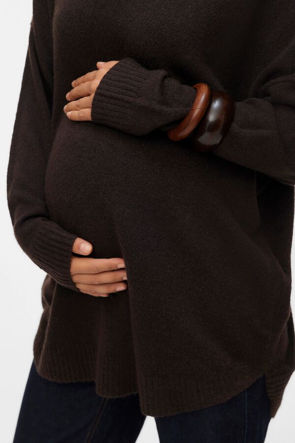 Mamalicious Long maternity jumper nude