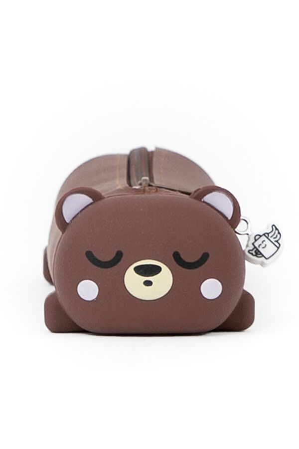 Mr. Wonderful Estuche de silicona - Lazy osito estampado