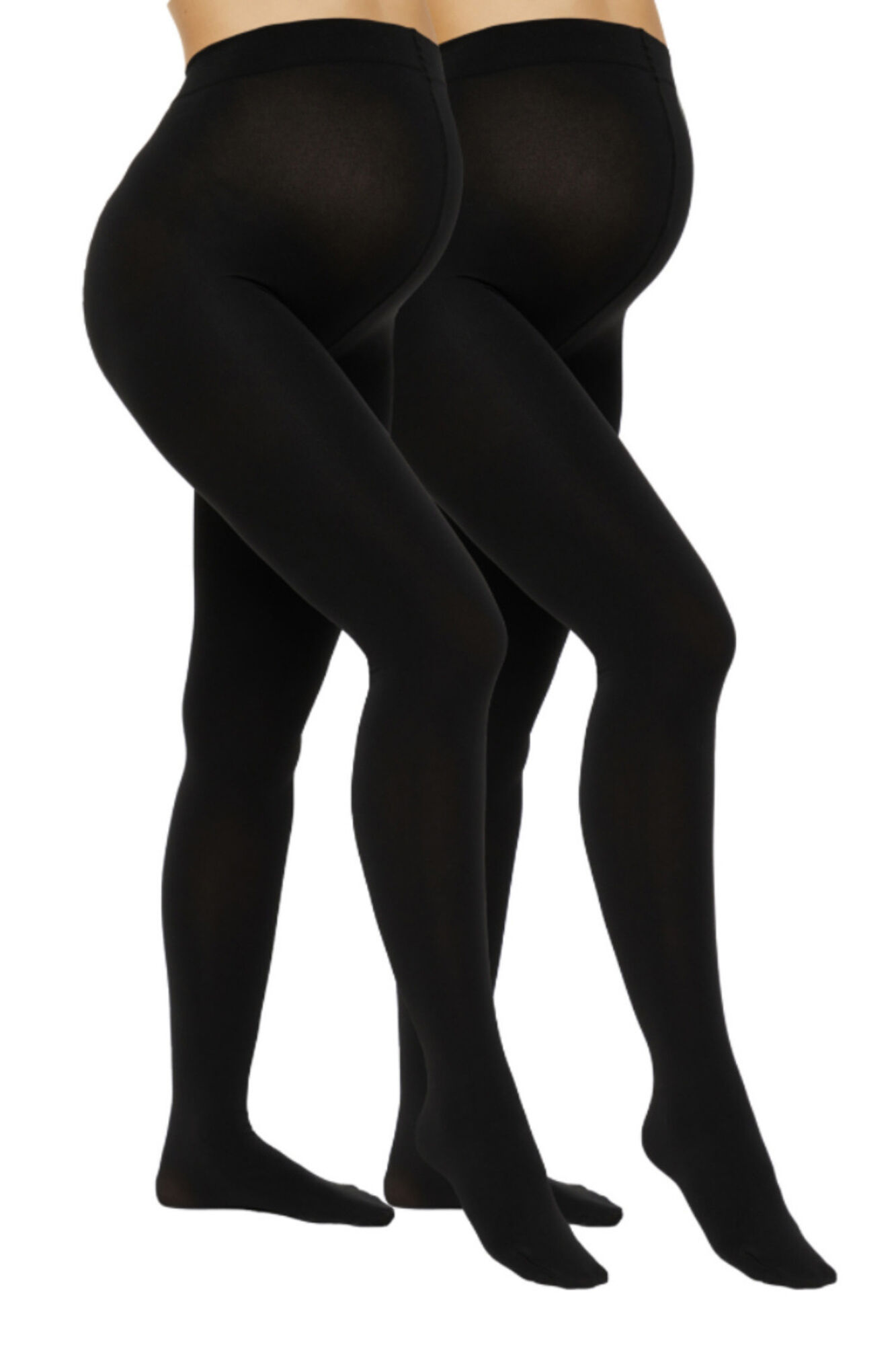 Mamalicious 2er-Pack Maternity mit hoher Taille