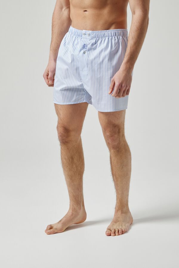 Kiff-Kiff Men's poplin boxers white
