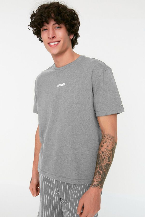 Trendyol Striped short pyjamas grey