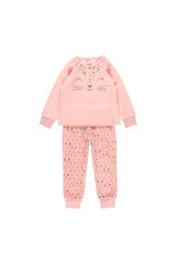 Bob&Oli Pijama terciopelo de ni&ntilde;a - org&aacute;nico rosa