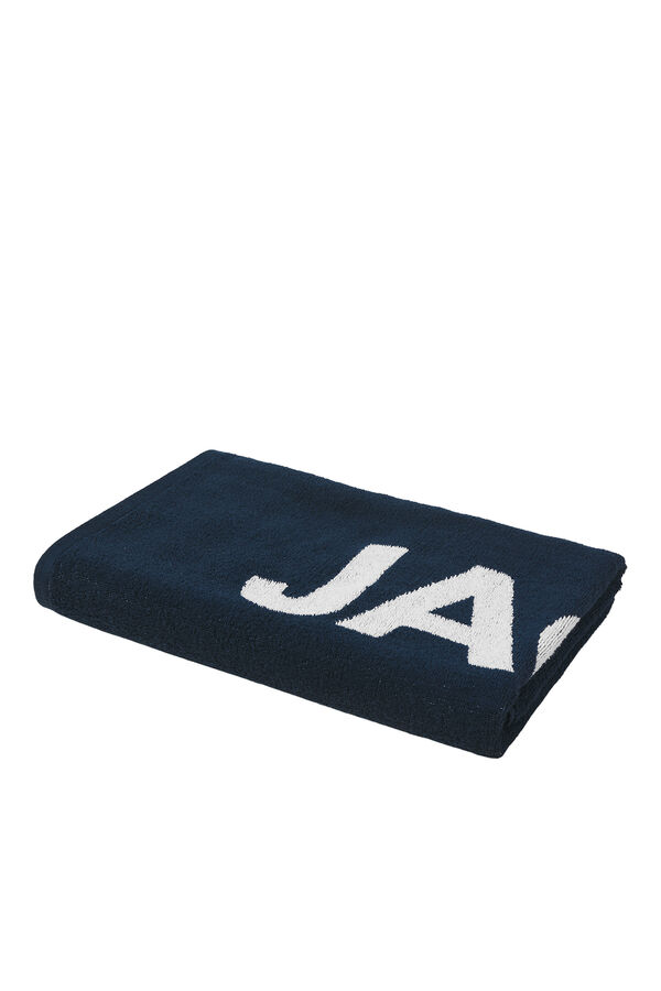 Jack & Jones Toalha de praia logo de contraste azul