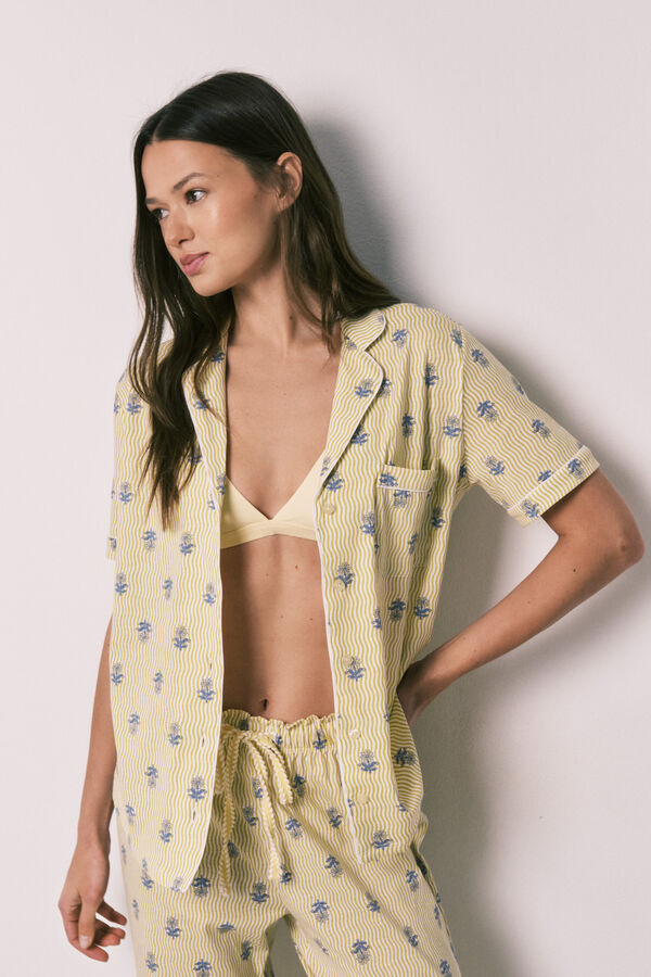 Women'secret Printed cotton classic pyjamas printed