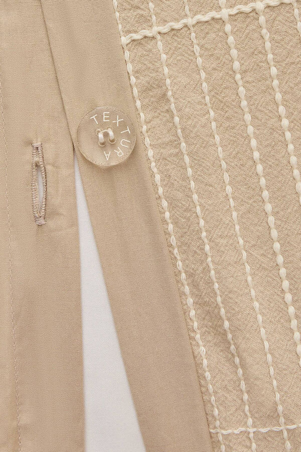 Textura Strukturierter H&uuml;lle Braun