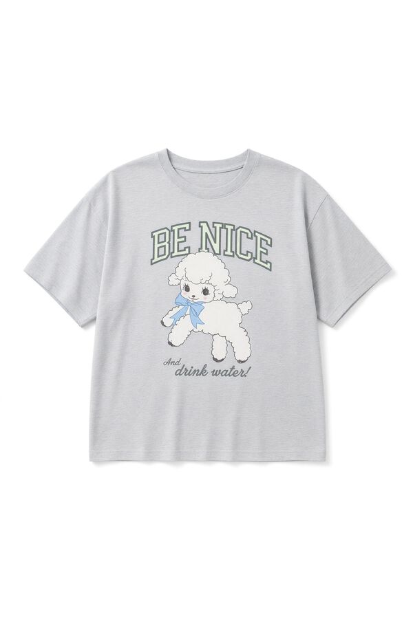 Women'secret T-shirt en coton &agrave; motif gris gris