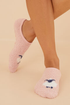 Womensecret Pink sheep no-show socks rosa