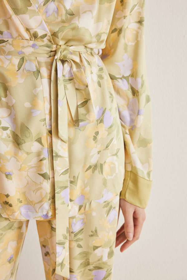 Womensecret Trodijelni cvjetni komplet pidžame S uzorkom