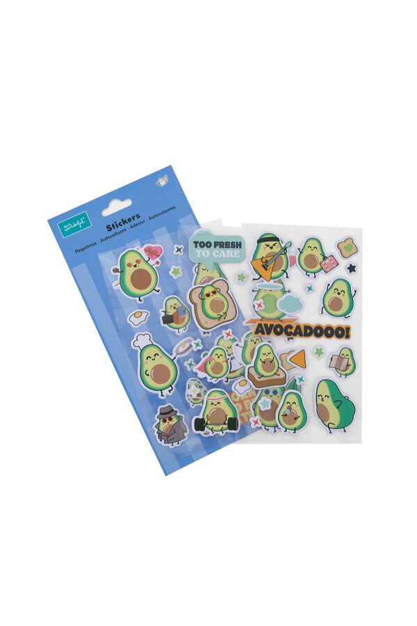 Mr. Wonderful Avocado stickers printed