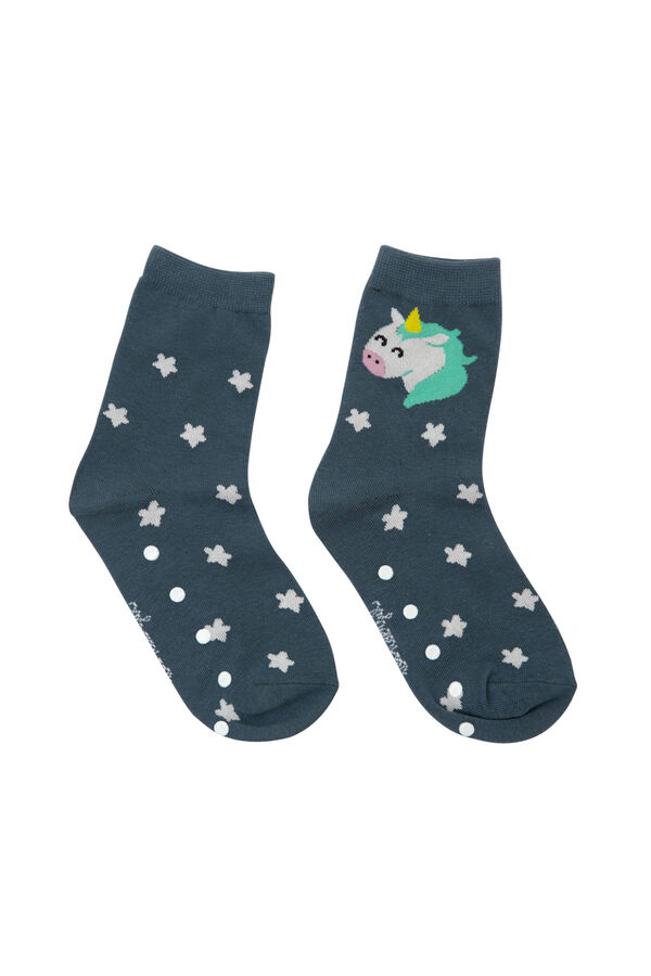 Womensecret Unicorn socks imprimé