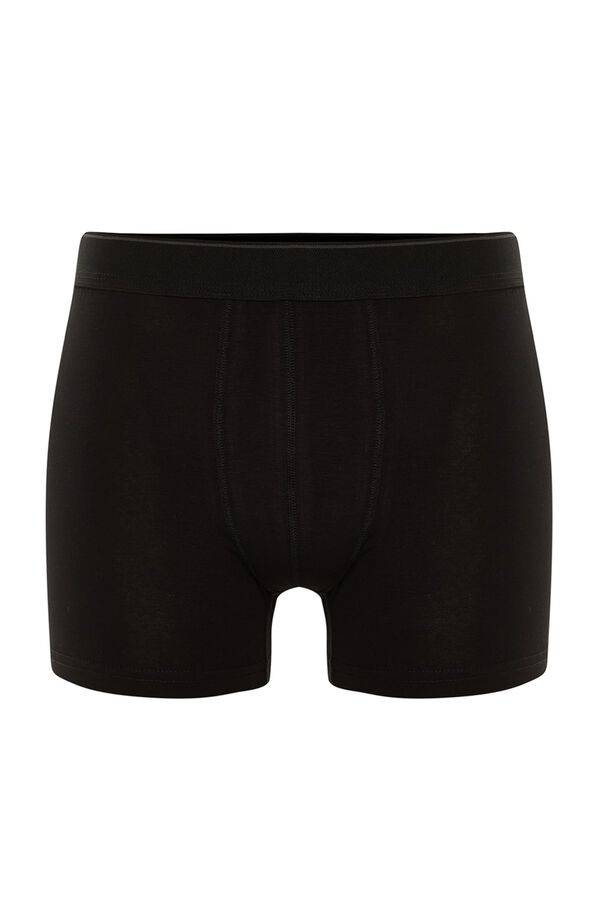 Trendyol Plain cotton 3-pack boxers printed