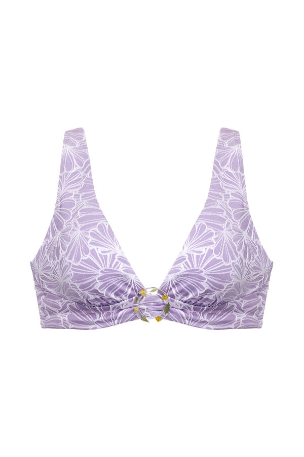 Womensecret Top de bikini con relleno ligero Cairns morado/lila