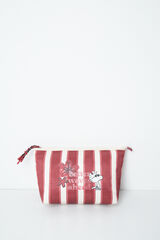Women'secret Striped medium vanity case Peanuts red