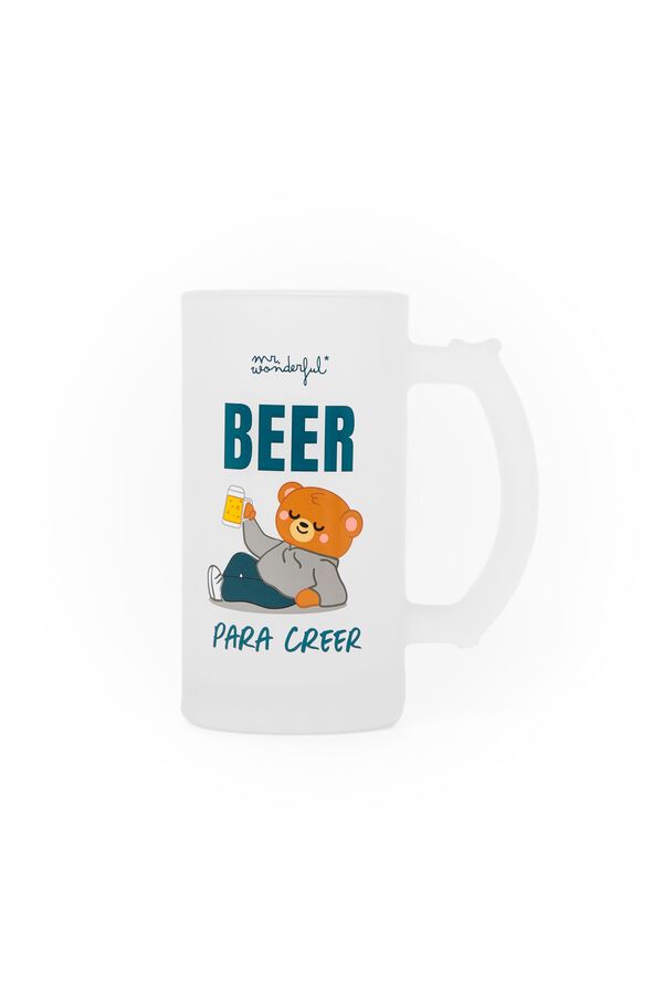 Mr. Wonderful Beer mug - Beer para creer printed