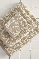 Textura Striped terry towel blue