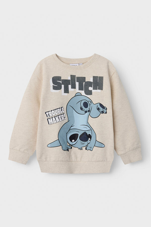 Name it Sweatshirt Stitch para meninos bege