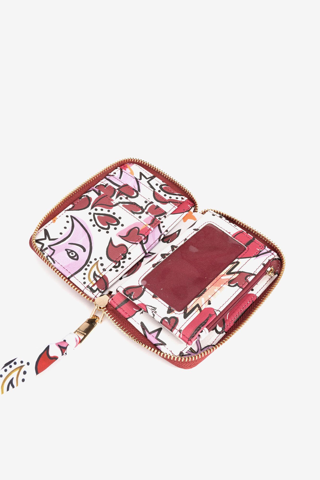 Vilanova Carteira estampada divertida