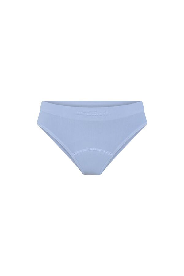 Modibodi Blue Modicomfort Boyleg Menstrual Moderate Flow blue
