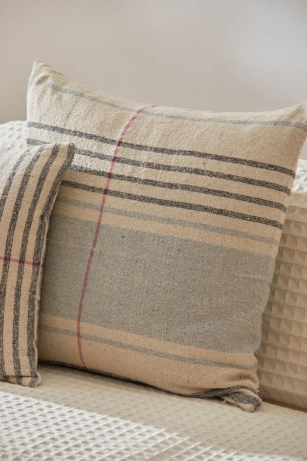 Womensecret Napoli cushion cover with woven stripe design bleu