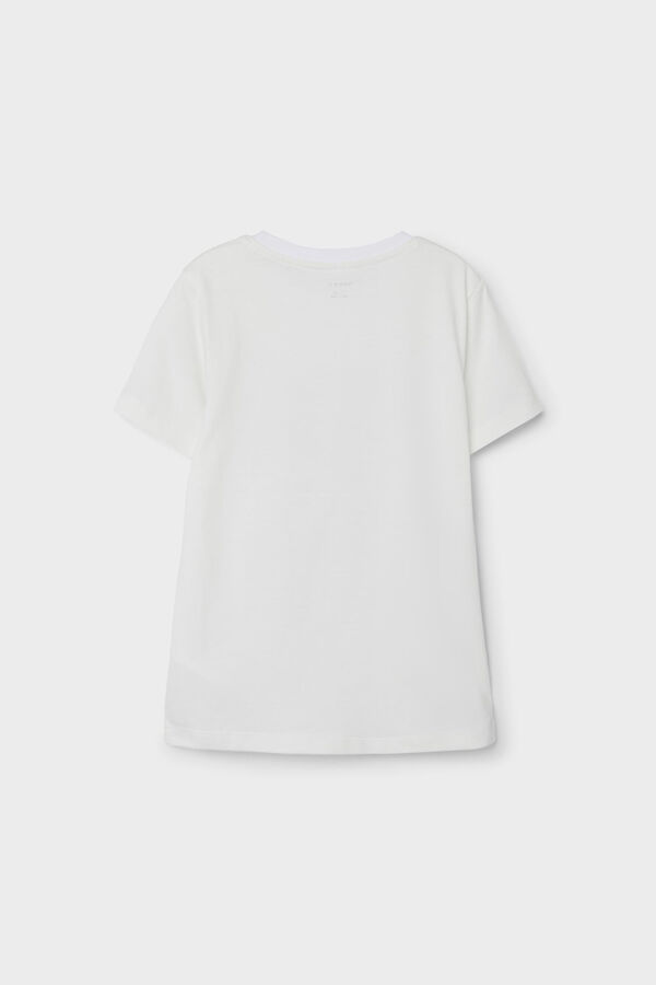Womensecret Camiseta niña blanc