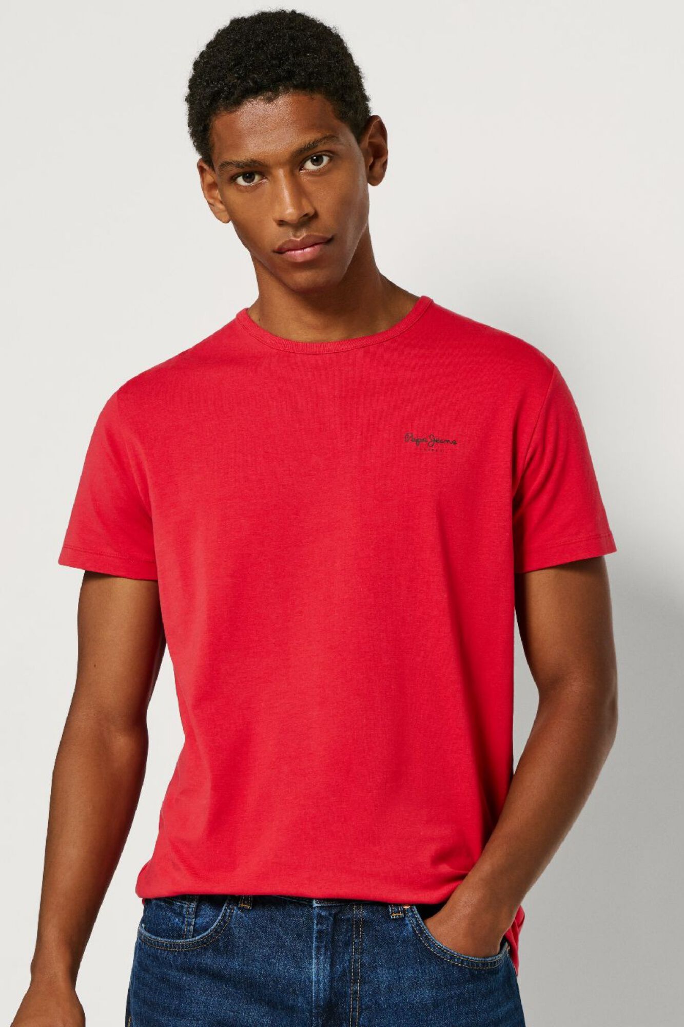 Pepe Jeans Camiseta b&aacute;sica manga corta logo