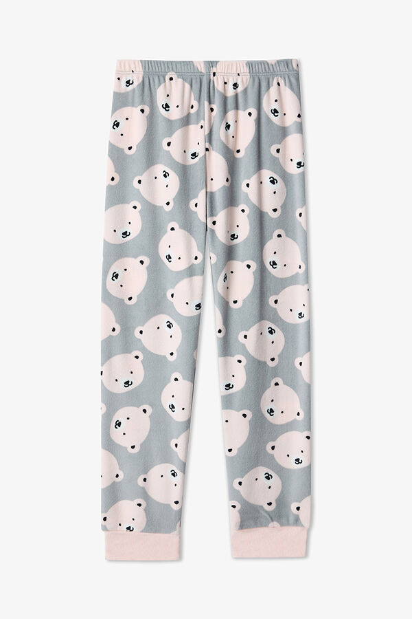 Penti Conjunto de pijama con estampado de osos para ni&ntilde;as gris