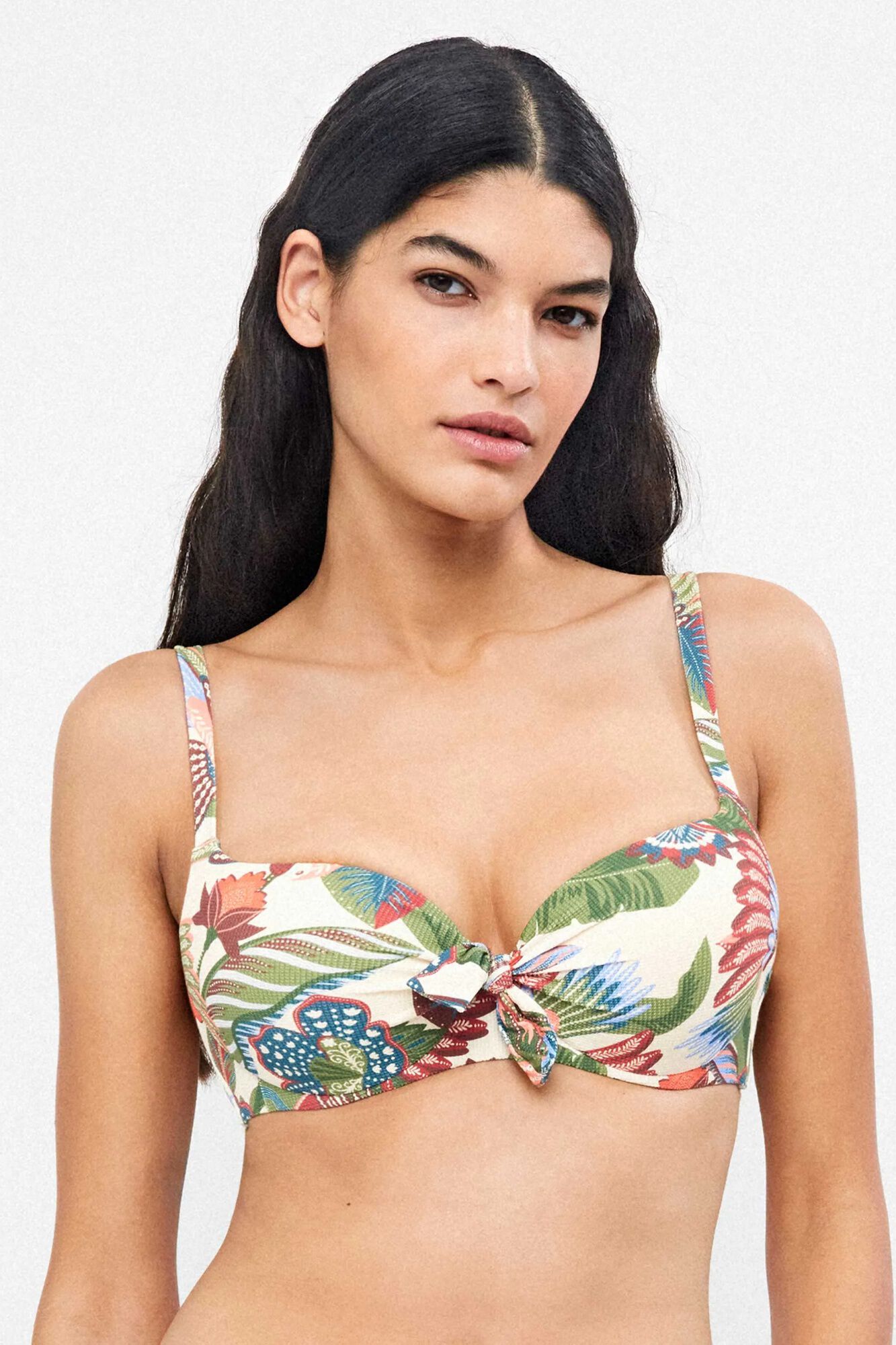 Gisela Top bikini capacidad print tropical