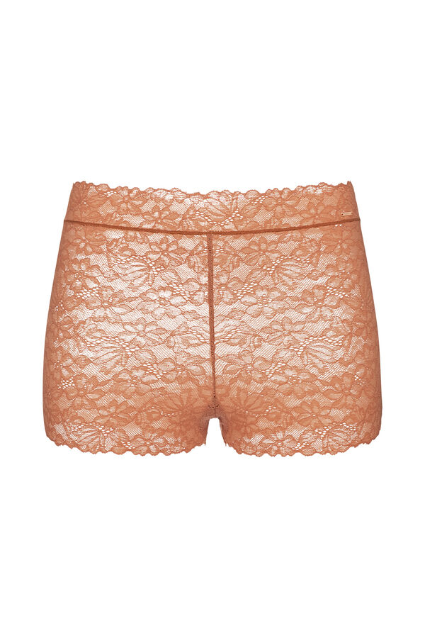 Womensecret Unifit lace shorts rouge