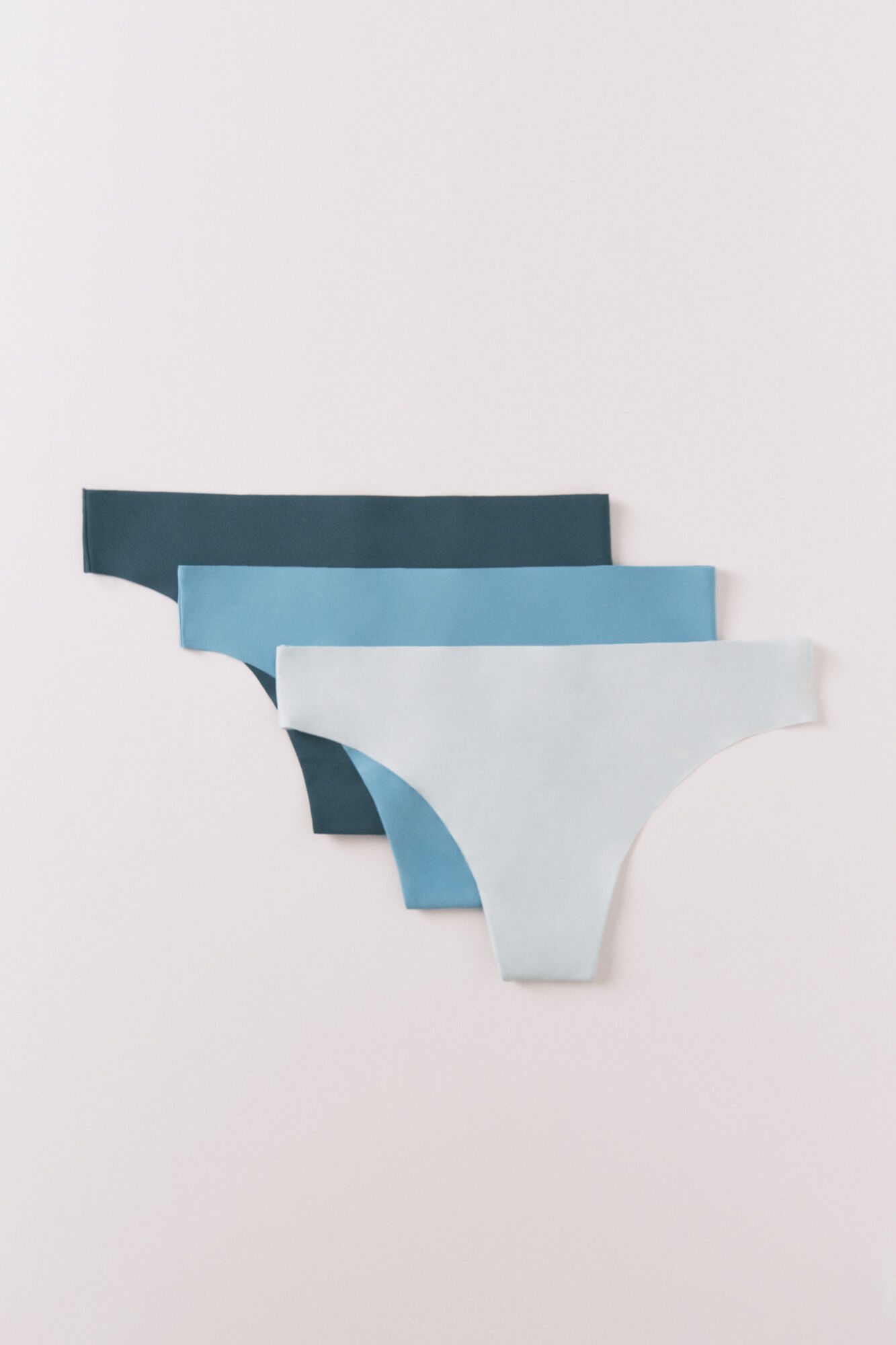 Women'secret 3er-Pack gr&uuml;ne Mikrofaser Strings