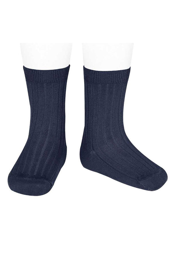 Condor Calcetines cortos b&aacute;sicos canal&eacute; azul