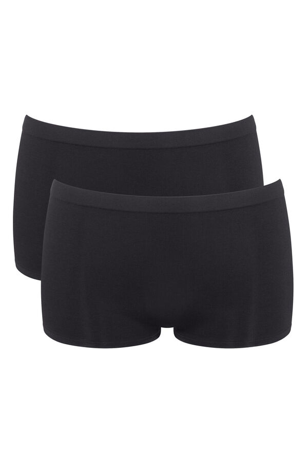 Sloggi Pack of 2 everyday short panties black