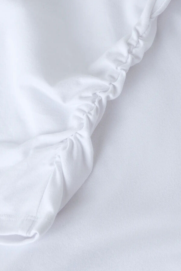 Lmtd Camiseta manga corta detalle fruncido lateral blanco