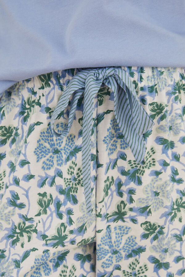 Womensecret Blue 100% cotton pyjamas Plava