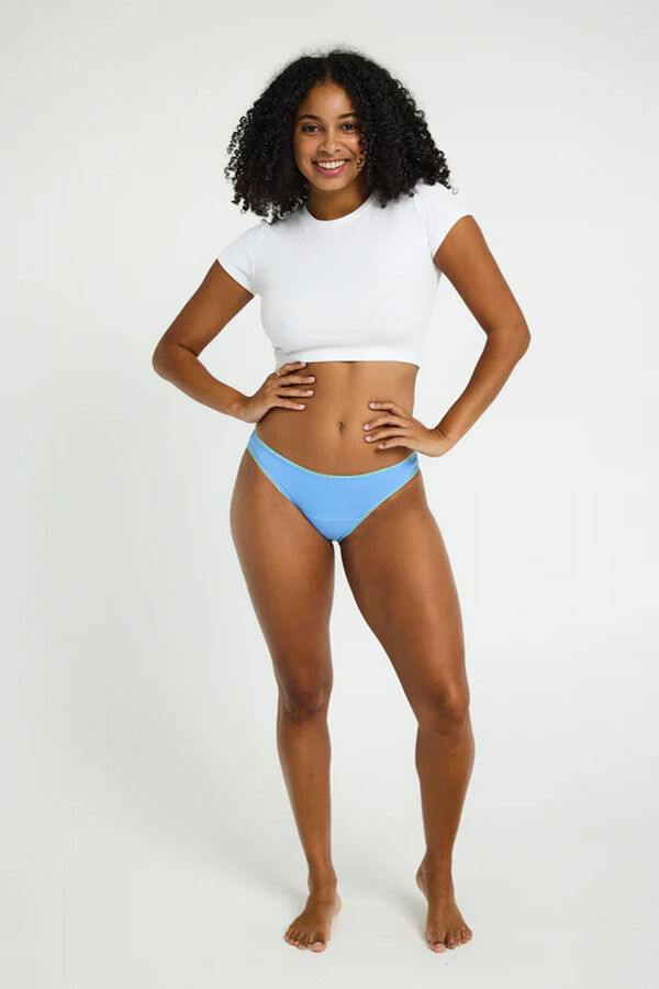 Modibodi Lolita menstrual panties moderate flow Vista Blue blue