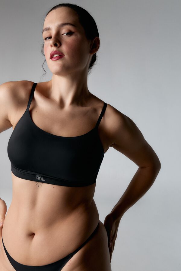 Black Limba Balconette bra Karol black