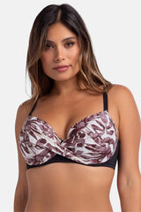 Dorina Black bikini top Grau