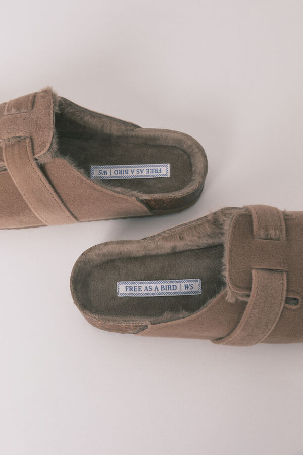 Women'secret Brown bio slippers nude