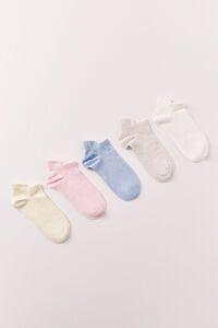 Women'secret Assorted 5-pack short sports socks